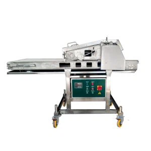 Rūpnieciskās gaļas kotletes saplacināšanas iekārta